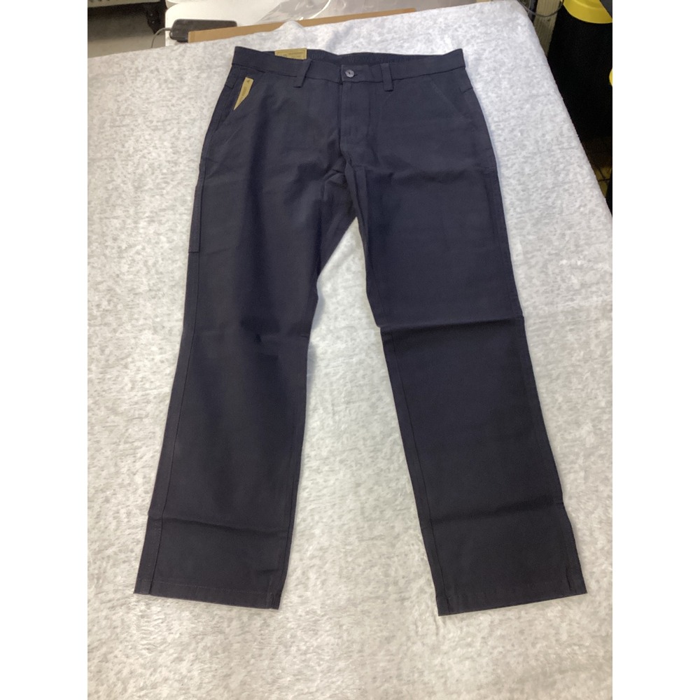Weatherproof Mens Navy Blue Utility Work Pants 34x30 W5F899SC Security‎ Pocket